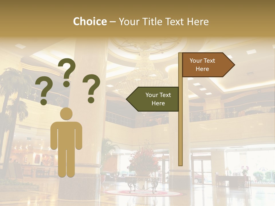 Hall Drop Decoration PowerPoint Template