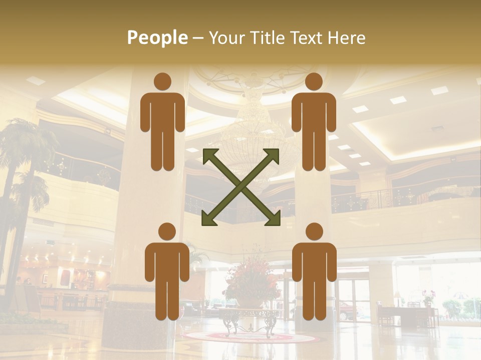 Hall Drop Decoration PowerPoint Template