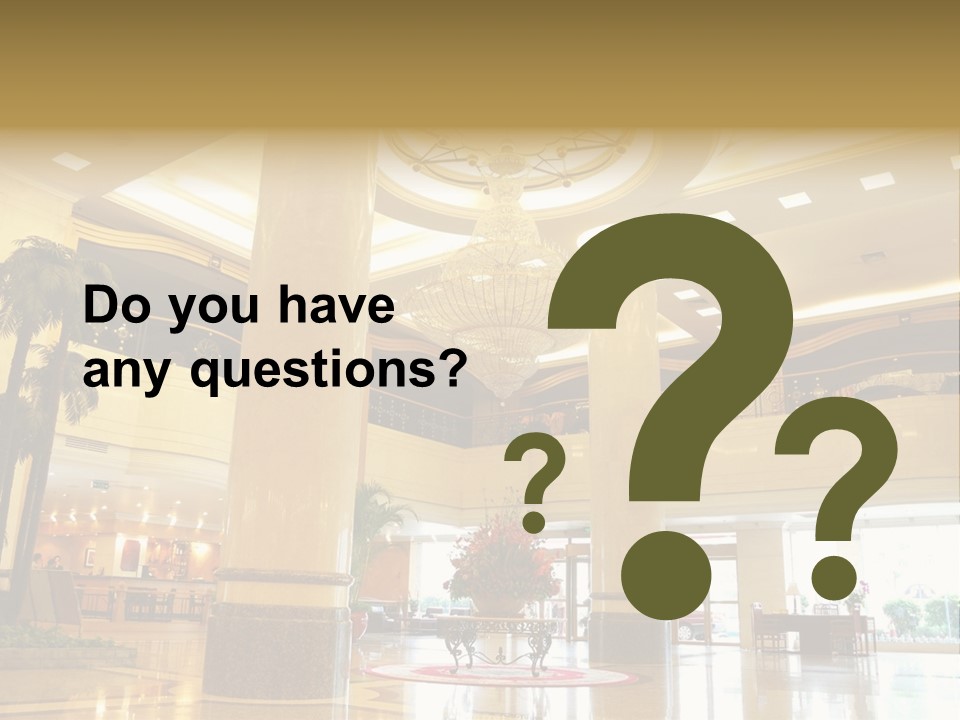 Hall Drop Decoration PowerPoint Template