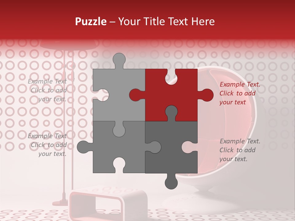 Room Interior Chair PowerPoint Template