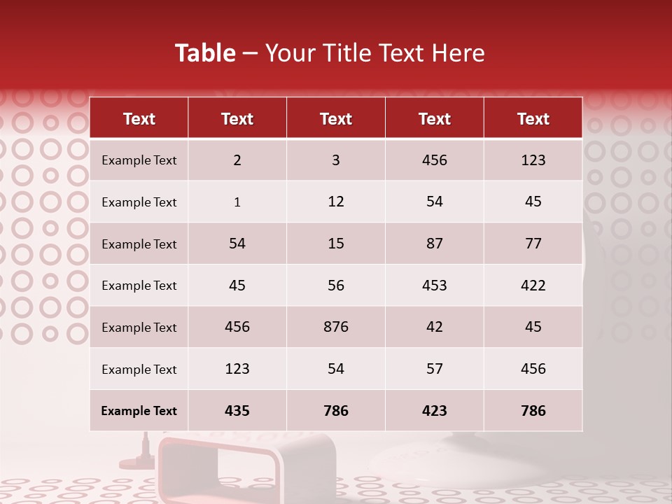 Room Interior Chair PowerPoint Template