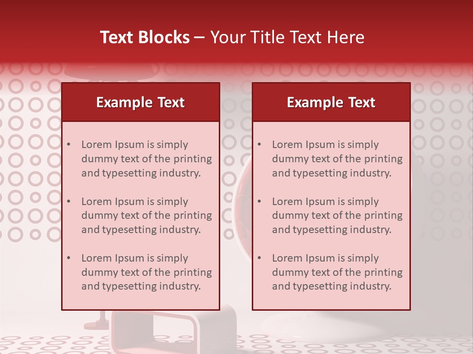 Room Interior Chair PowerPoint Template