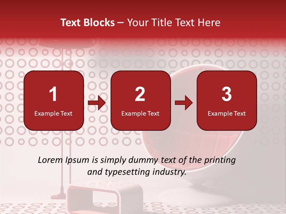 Room Interior Chair PowerPoint Template