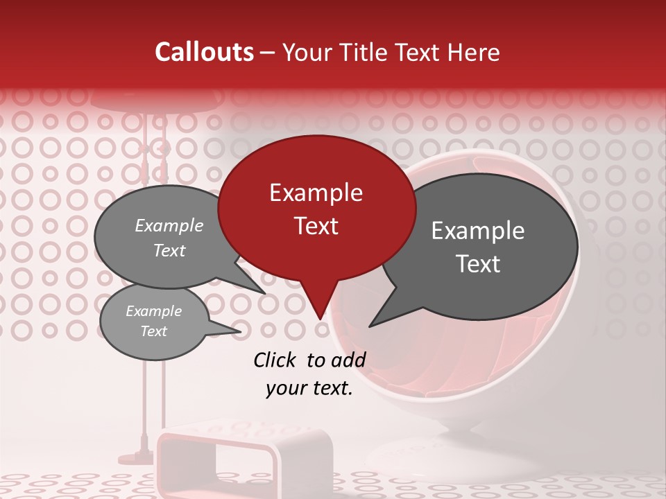 Room Interior Chair PowerPoint Template