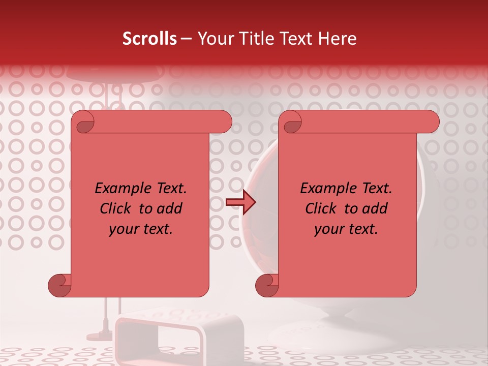Room Interior Chair PowerPoint Template