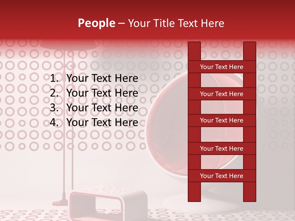 Room Interior Chair PowerPoint Template