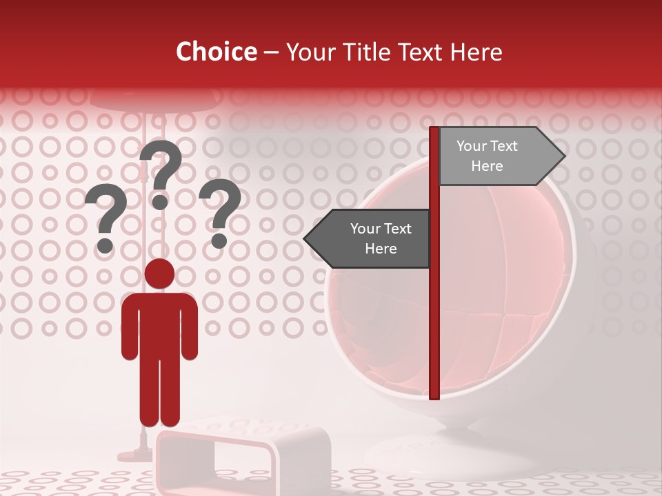Room Interior Chair PowerPoint Template