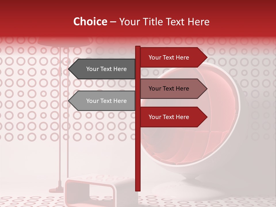 Room Interior Chair PowerPoint Template