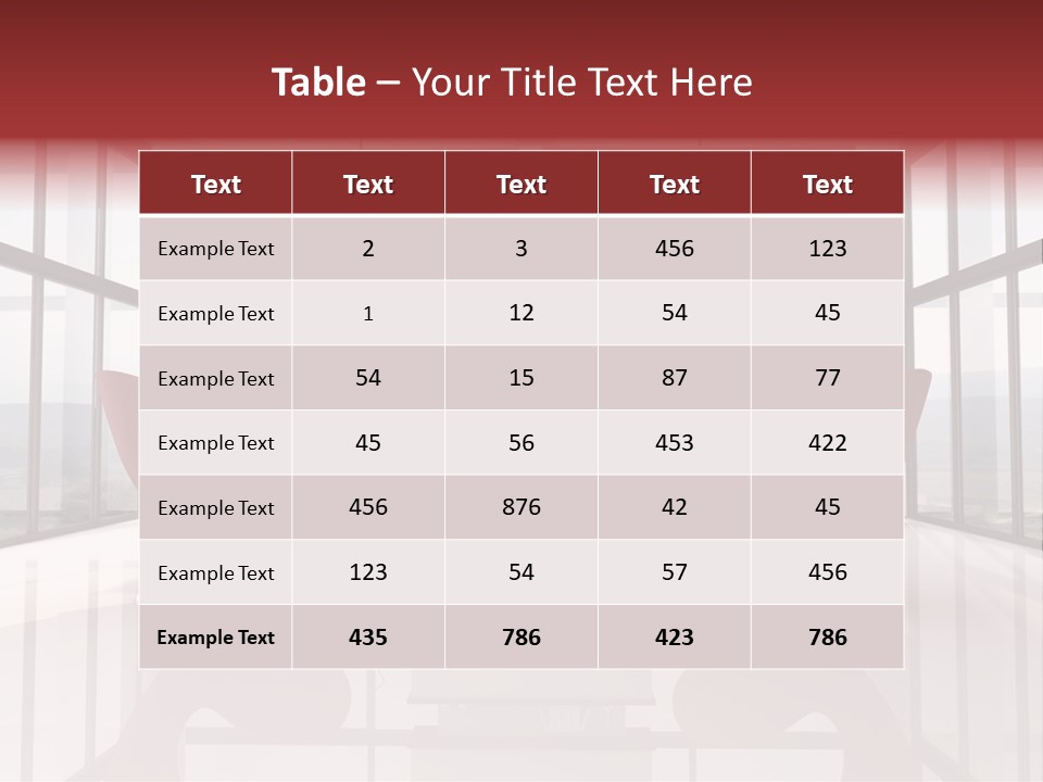 A Living Room With Two Chairs And A Fireplace PowerPoint Template