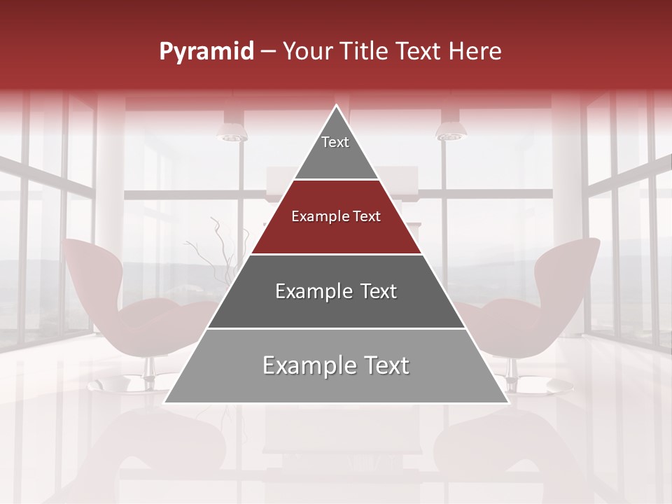 A Living Room With Two Chairs And A Fireplace PowerPoint Template