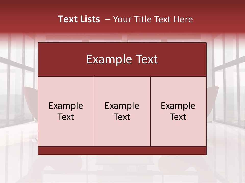 A Living Room With Two Chairs And A Fireplace PowerPoint Template
