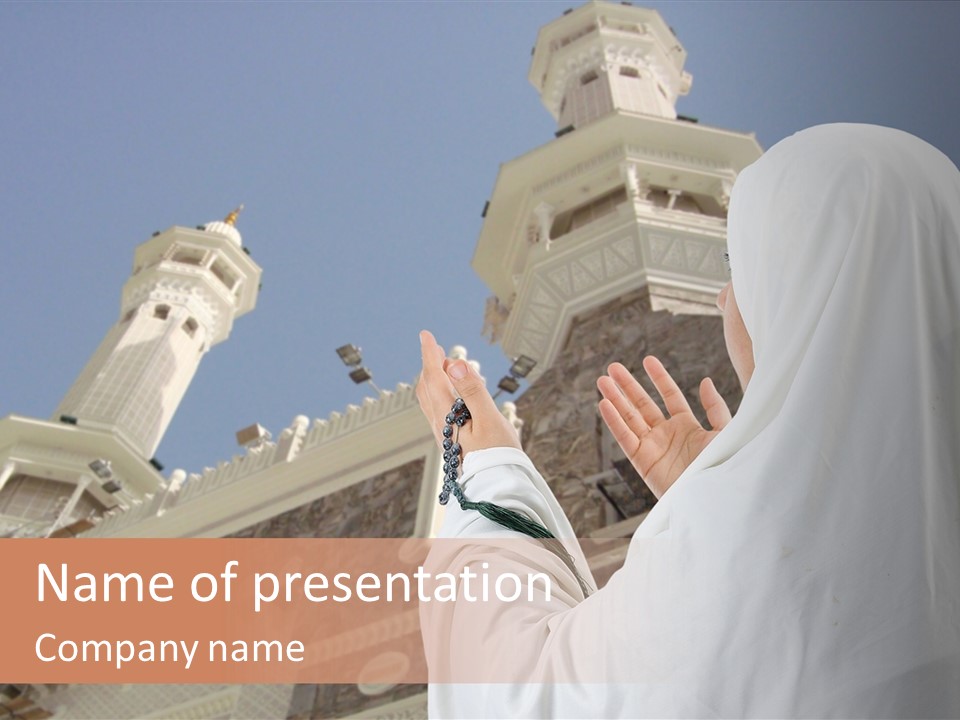 Hadj Concentrate Hide PowerPoint Template