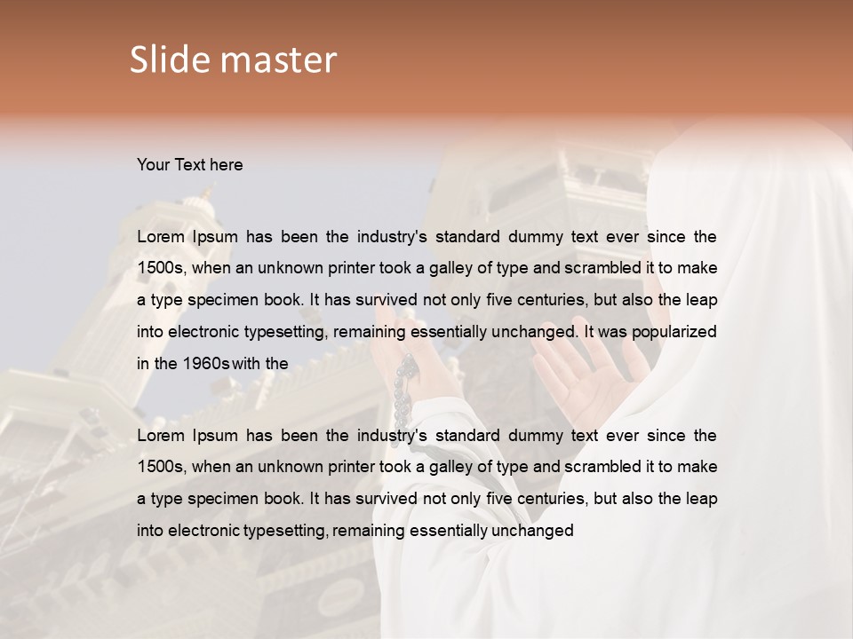 Hadj Concentrate Hide PowerPoint Template
