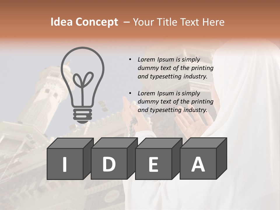 Hadj Concentrate Hide PowerPoint Template