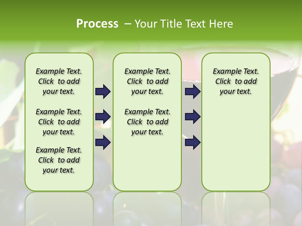 A Glass Of Red Wine Next To A Bunch Of Grapes PowerPoint Template