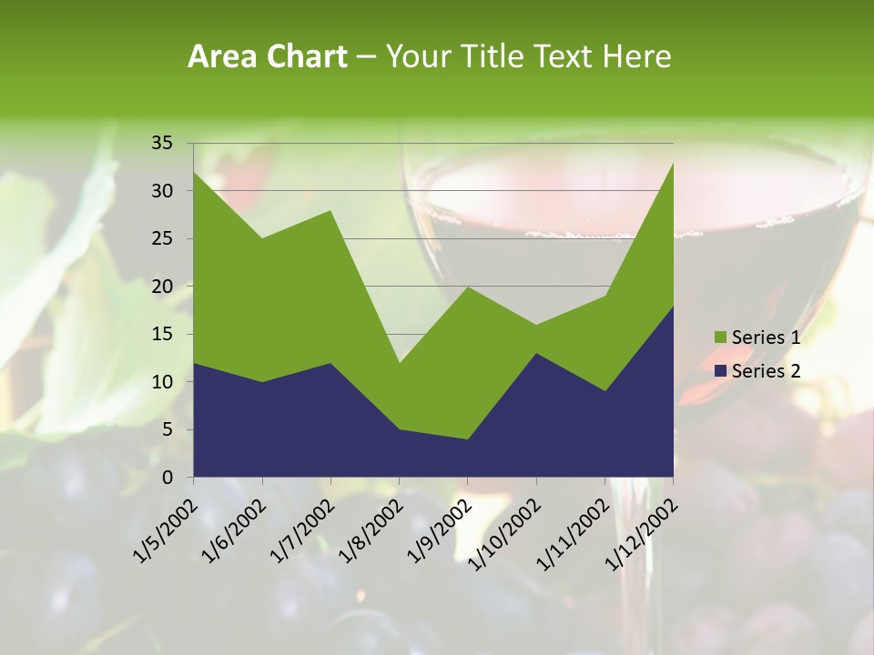 A Glass Of Red Wine Next To A Bunch Of Grapes PowerPoint Template
