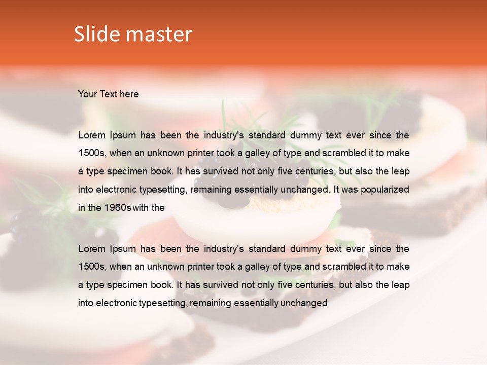 White Quark Background PowerPoint Template