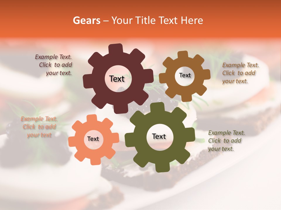 White Quark Background PowerPoint Template