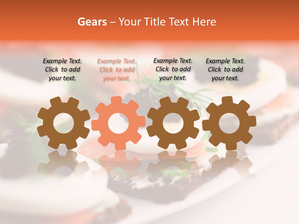 White Quark Background PowerPoint Template