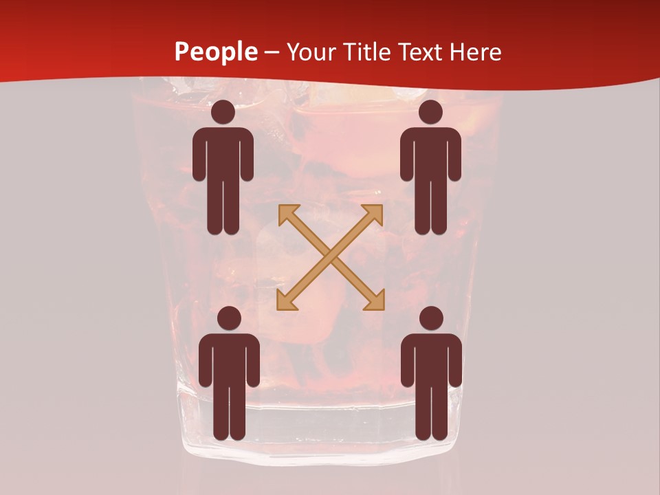 Business People Pen PowerPoint Template