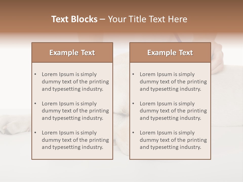 Cute Work Specialist PowerPoint Template