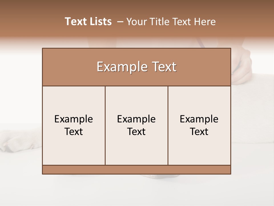 Cute Work Specialist PowerPoint Template