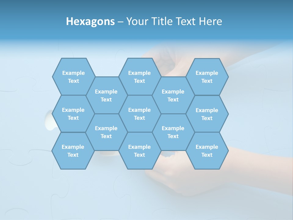 Solution Hand White PowerPoint Template