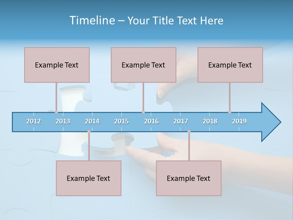Solution Hand White PowerPoint Template