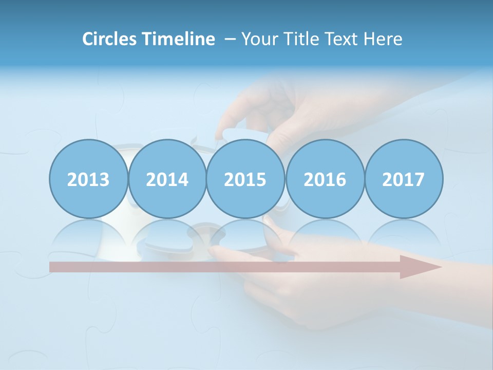 Solution Hand White PowerPoint Template