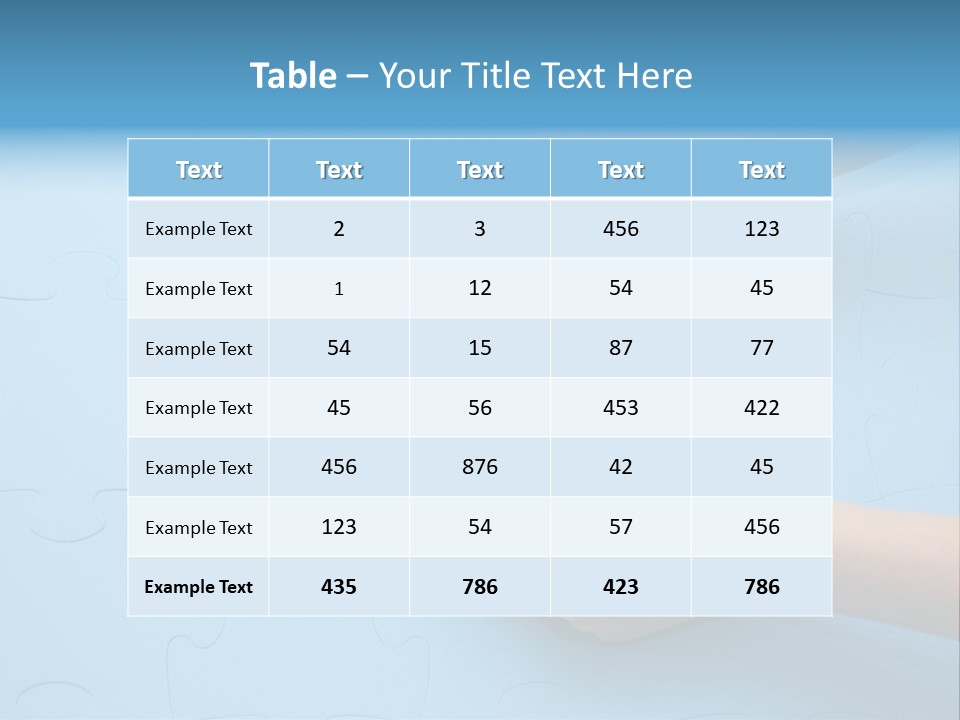Solution Hand White PowerPoint Template