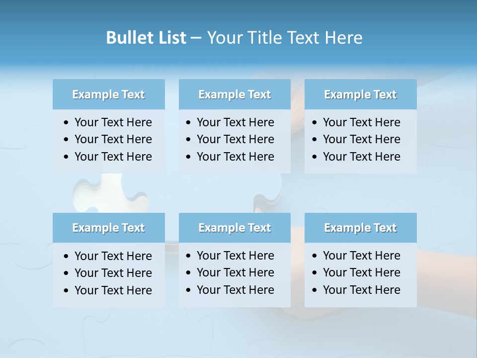 Solution Hand White PowerPoint Template