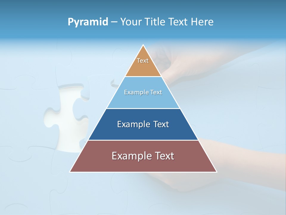 Solution Hand White PowerPoint Template