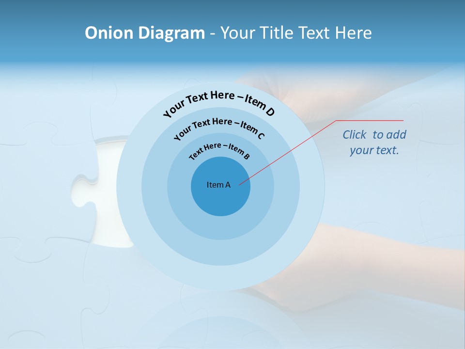 Solution Hand White PowerPoint Template