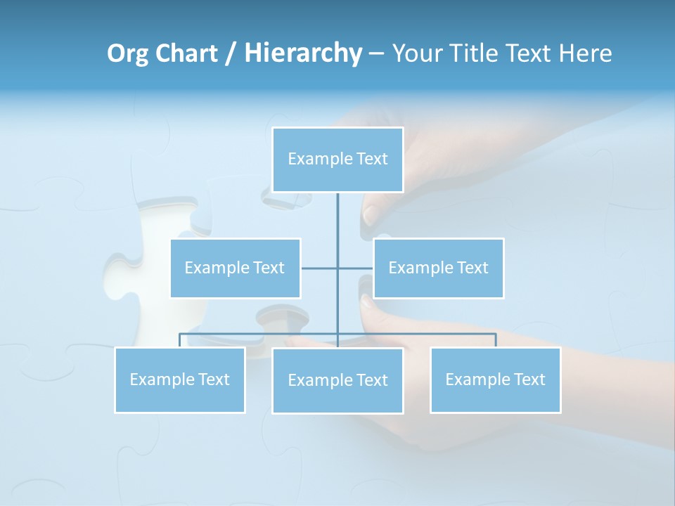 Solution Hand White PowerPoint Template