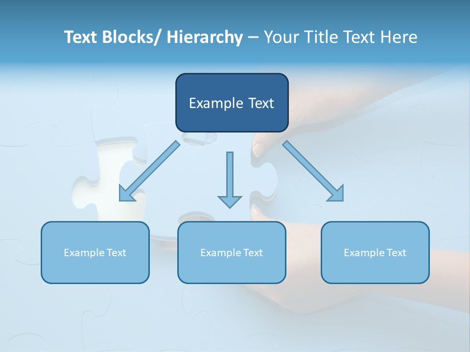 Solution Hand White PowerPoint Template