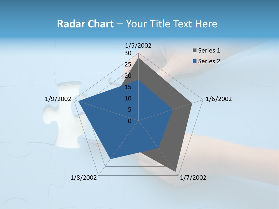 Solution Hand White PowerPoint Template