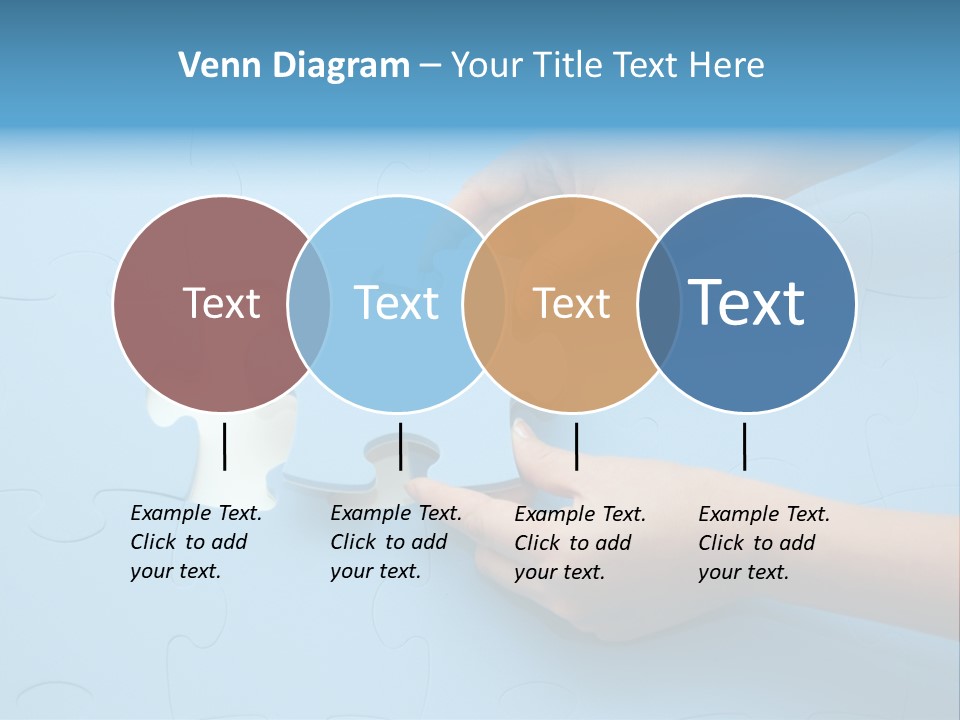 Solution Hand White PowerPoint Template