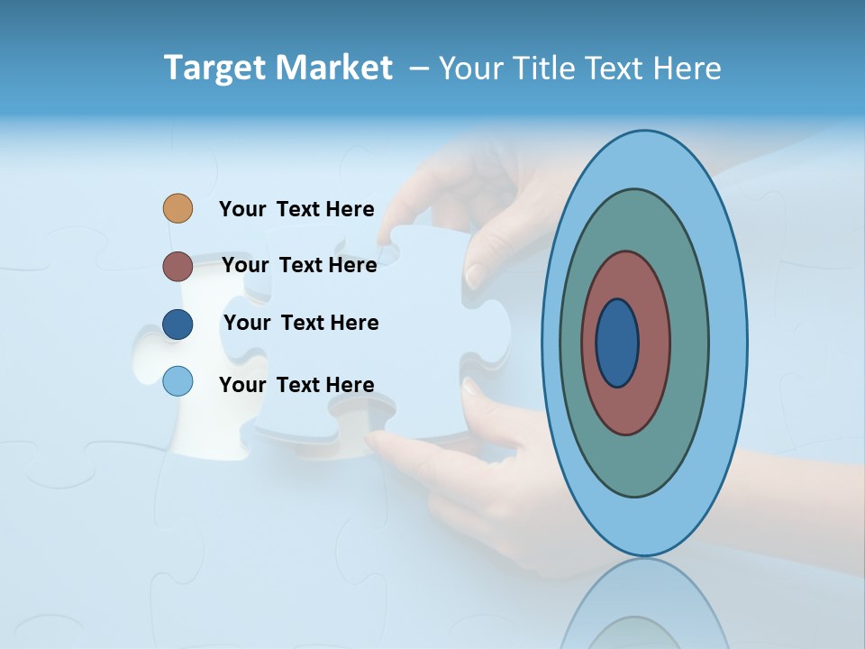 Solution Hand White PowerPoint Template