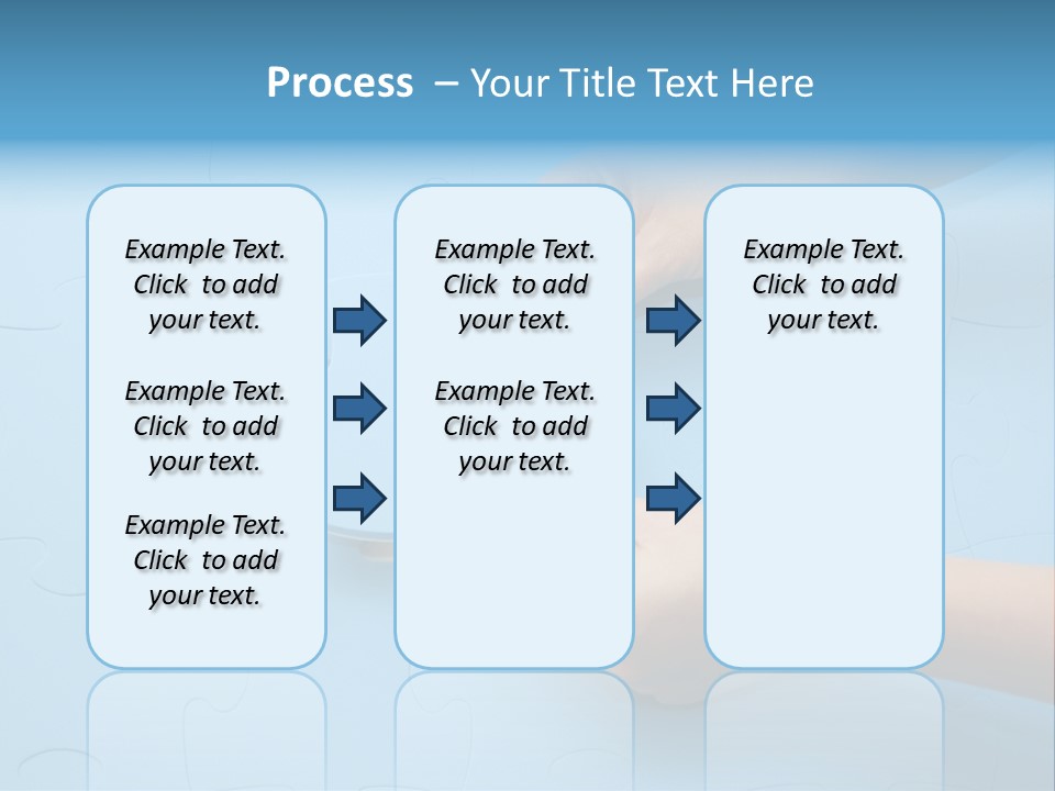 Solution Hand White PowerPoint Template