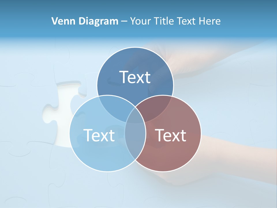Solution Hand White PowerPoint Template