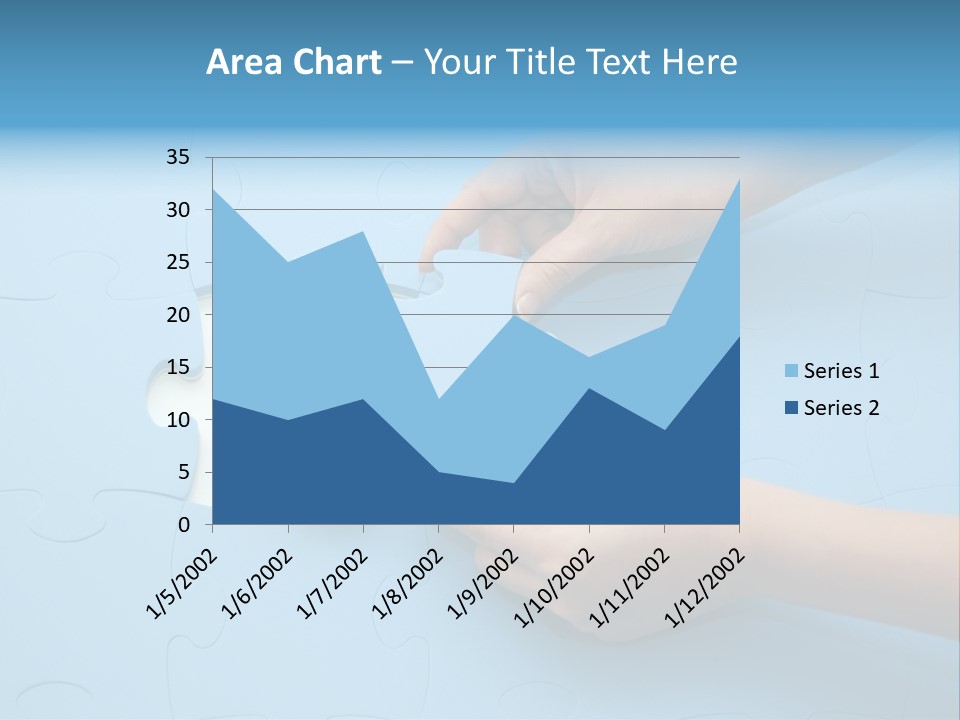 Solution Hand White PowerPoint Template