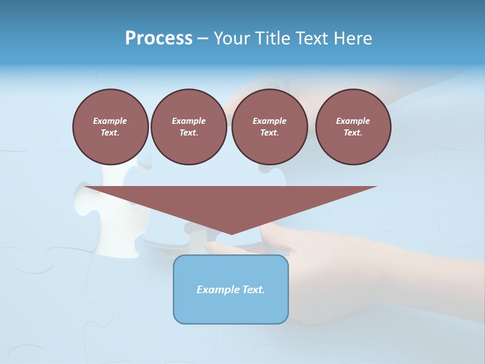 Solution Hand White PowerPoint Template
