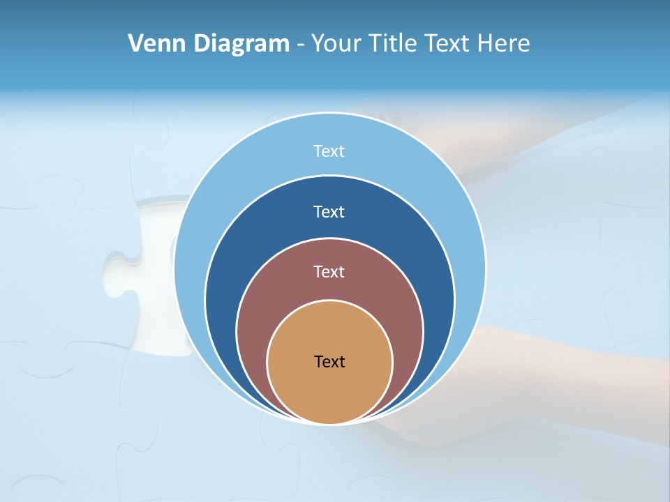 Solution Hand White PowerPoint Template