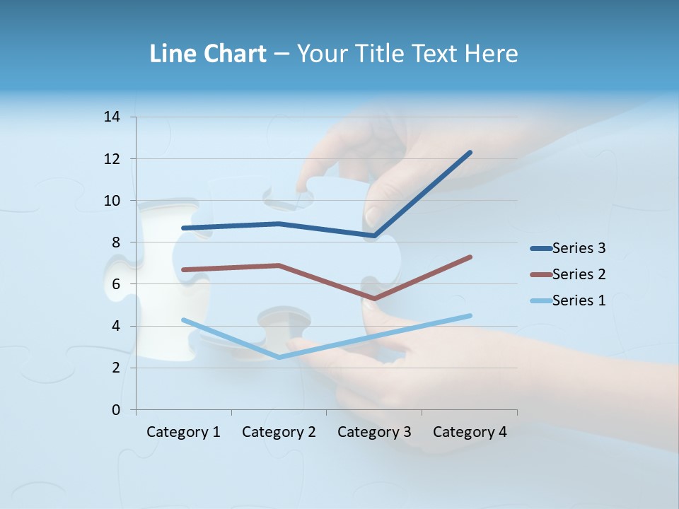 Solution Hand White PowerPoint Template