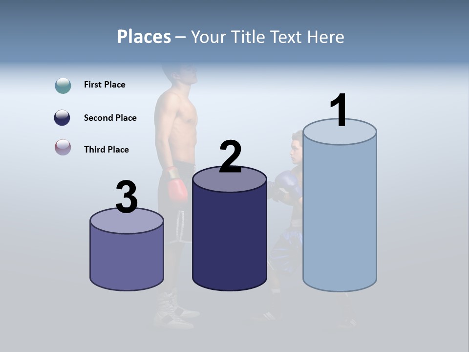 Man Goliath Competition PowerPoint Template
