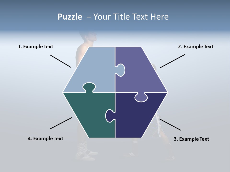 Man Goliath Competition PowerPoint Template