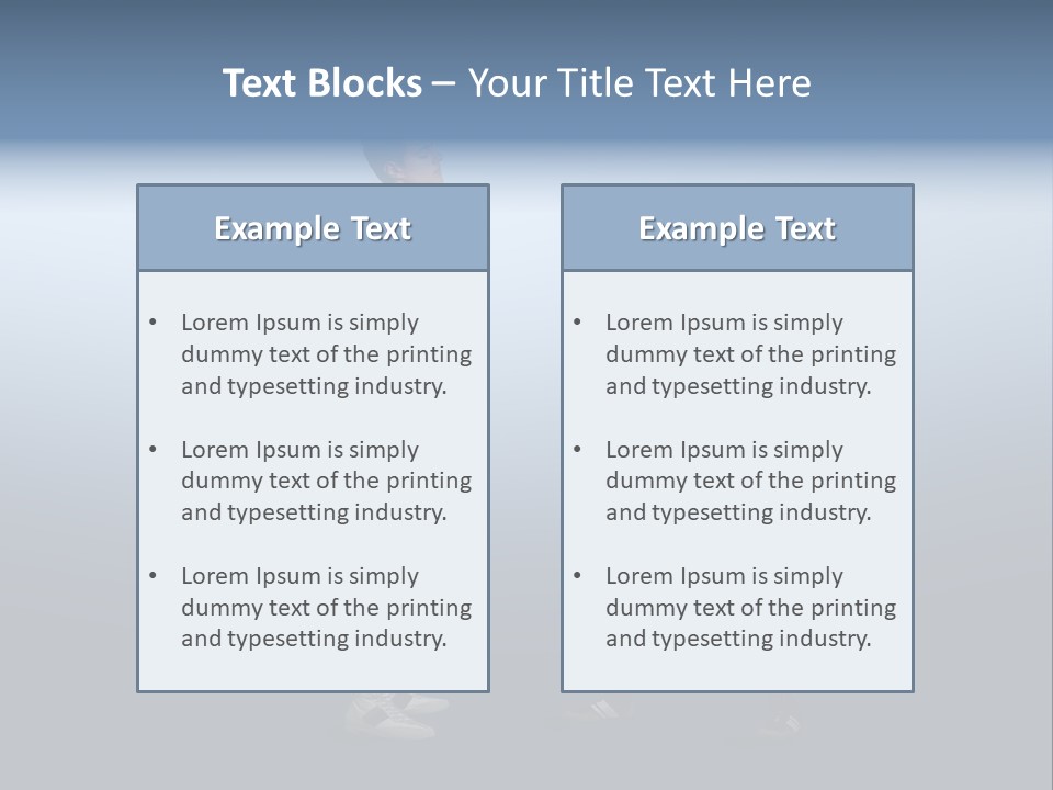 Man Goliath Competition PowerPoint Template