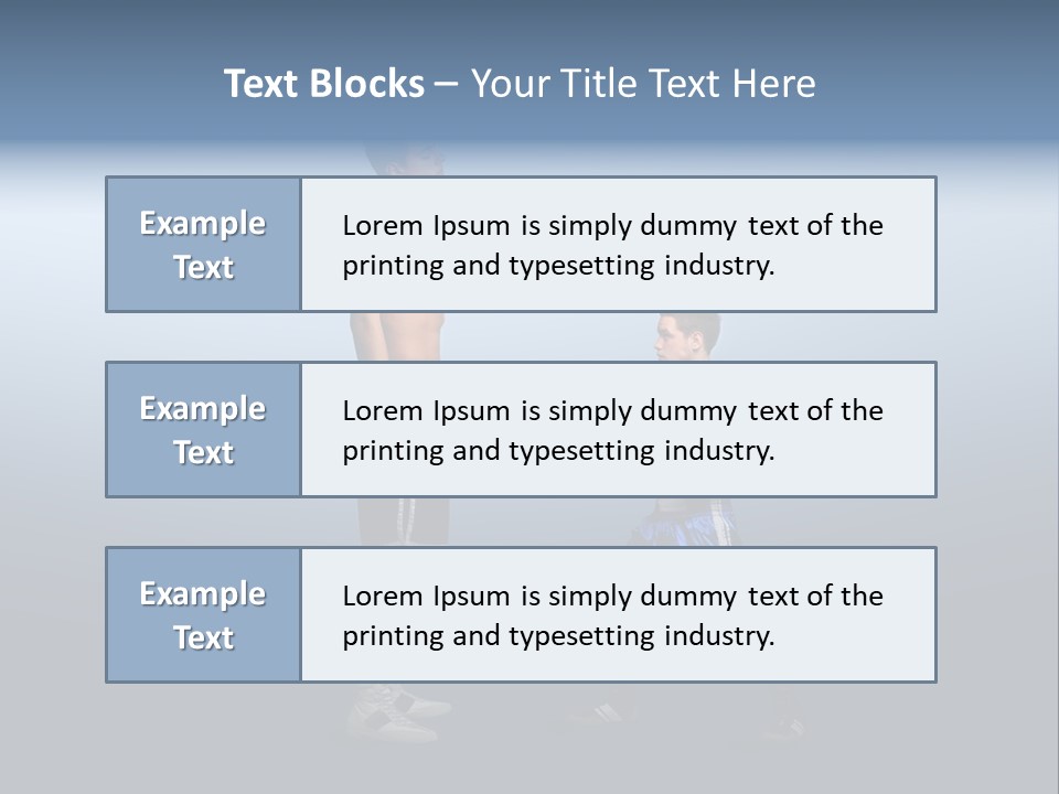 Man Goliath Competition PowerPoint Template