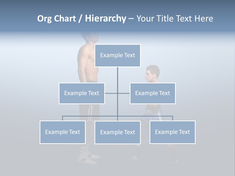 Man Goliath Competition PowerPoint Template