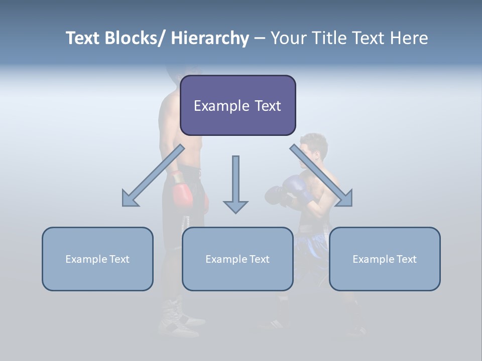 Man Goliath Competition PowerPoint Template